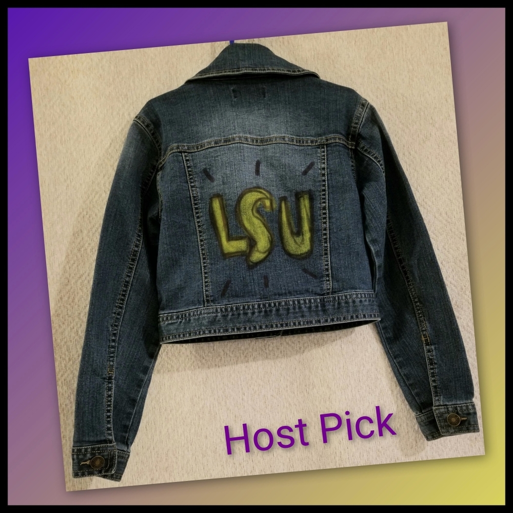 Route 66*Girls Denim "LSU" Jacket 7/8